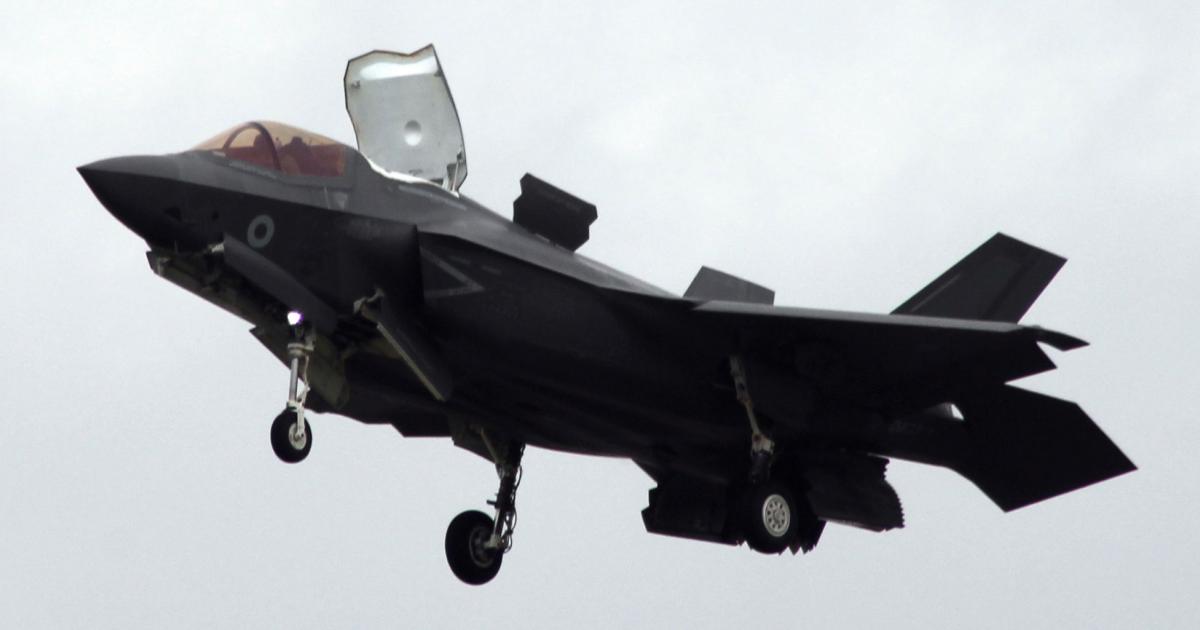 The UK has bought five F-35Bs for test and development (this is one of them) and 14 more to create its first operational squadron. 