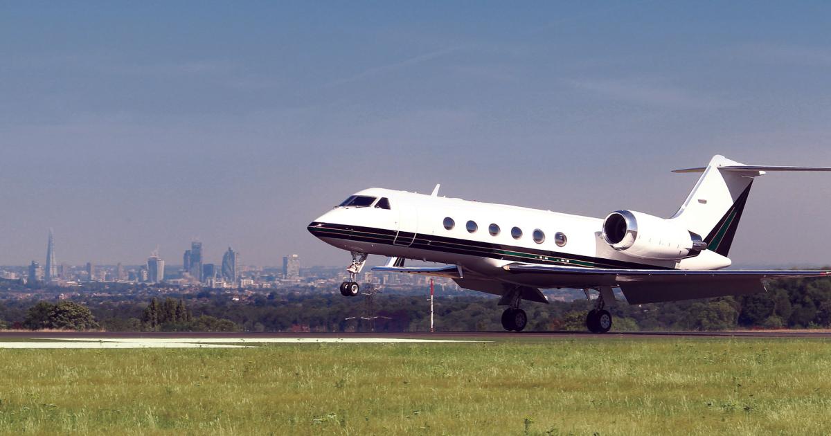 Though business aircraft flying was down almost 3 percent year-over-year in October, London Biggin Hill Airport saw some growth. The UK saw some weaking in activity that month, but it has still experienced growth year-to-date, averaging about 100 more flights each month versus 2015.