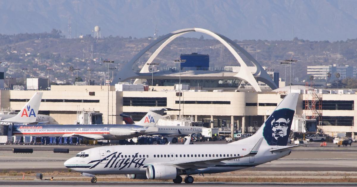 An Alaska Airlines Boeing 737-700 taxis at Los Angeles International Airport. (Photo: Flickr: <a href="http://creativecommons.org/licenses/by-sa/2.0/" target="_blank">Creative Commons (BY-SA)</a> by <a href="http://flickr.com/people/skinnylawyer" target="_blank">InSapphoWeTrust</a>)