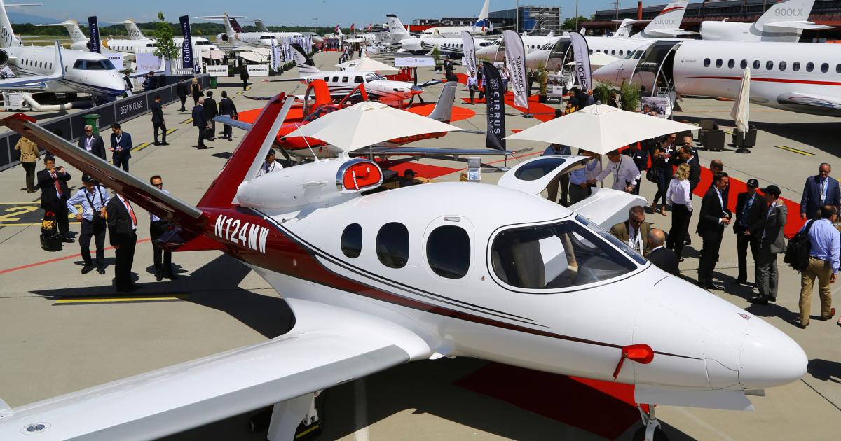 Cirrus Aircraft yesterday celebrated earning EASA type certification of its single-engine SF50 Vision Jet. Shortly afterward, the company handed over the keys of the airplane pictured to its customer.