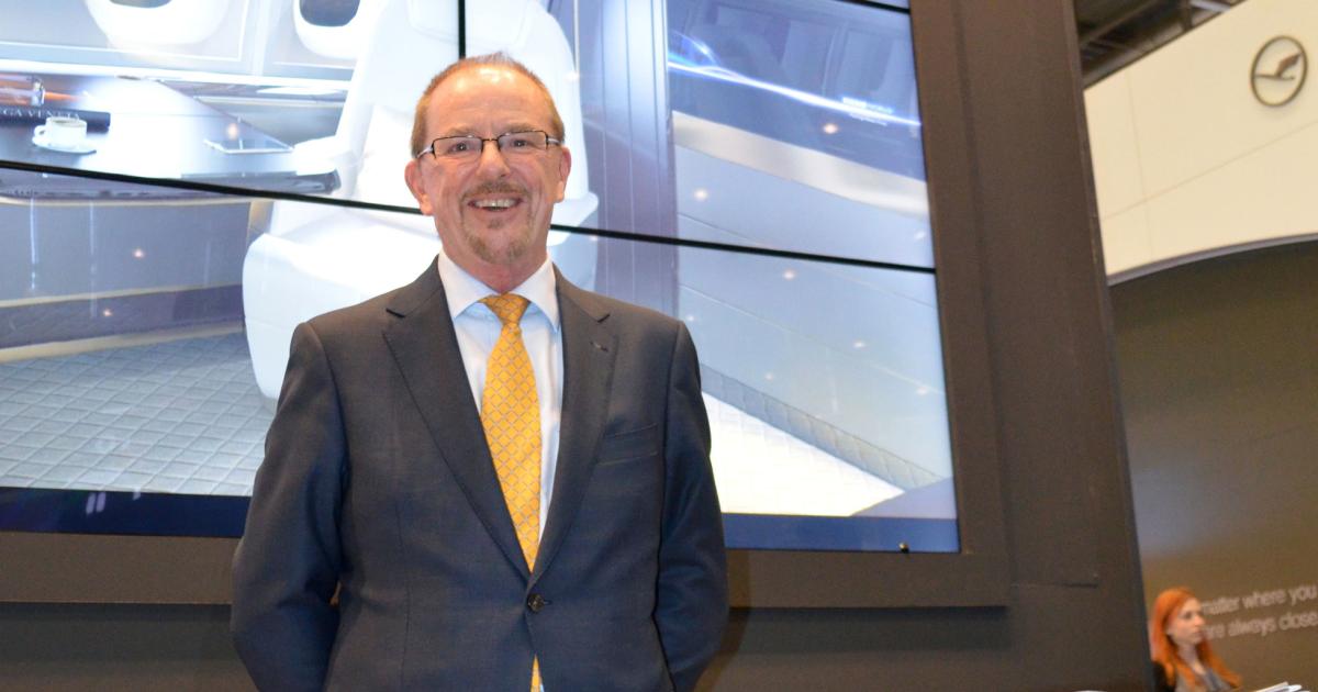 GKN chief commercial officer Shaun Collins is all smiles after announcing his company’s new unit.