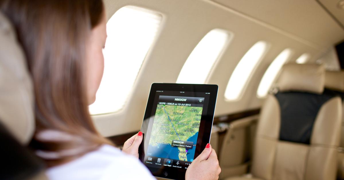 Satcom Direct's new SD LTE Hub is compact enough to provide data connectivity solutions for helicopters, turboprops and light and midsize business jets. It incorporates an 802.11ac Wi-Fi access point that supports data transfer rates of up to 867 Mbps in the cabin. (Photo: Satcom Direct)