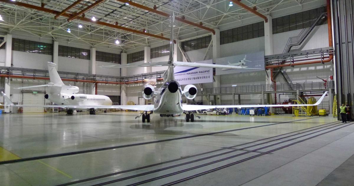 This new hangar more than doubles SHPBAC’s maintenance and parking capacity.