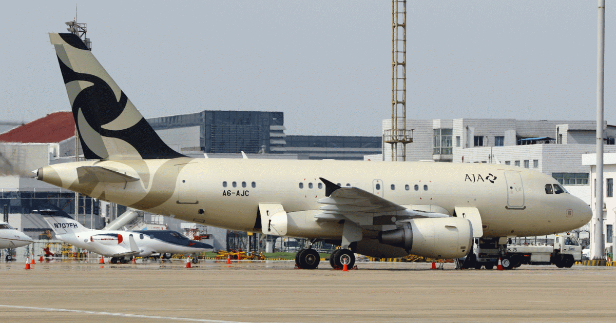 This Airbus ACJ318 from Al Jaber Aviation highlights the latest in single-aisle VVIP outfitting, and the tallest and widest cabin in its class. 