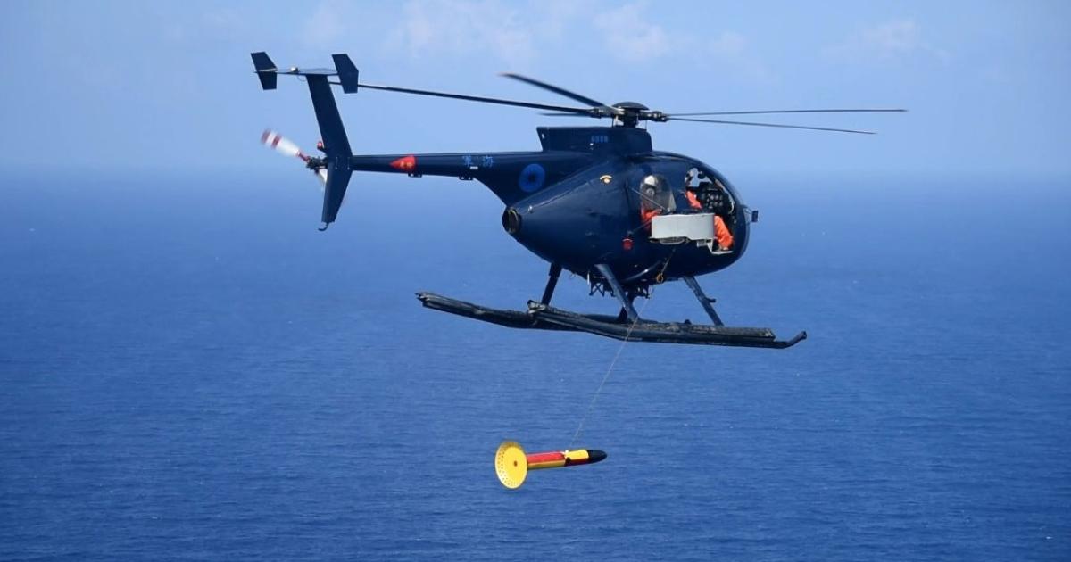 A Taiwanese MD500 in action. (Photo: ROC Navy)