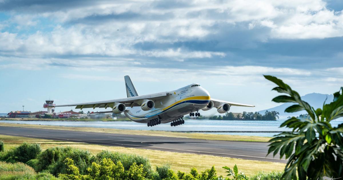 Antonov Airlines, which operates a fleet of seven An-124 freighters, saw revenue increase by 81 percent in 2017. (Photo: Antonov Airlines)