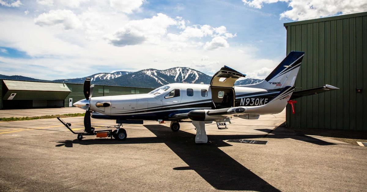 California-based Part 135 charter provider Mountain Lion Aviation was so impressed by the TBM 930 on display at NBAA '17, that they brought it home with them as a souvenir. The speedy turboprop single has since racked up 430 flight hours, and carried 475 passengers on 300 flights on its way to becoming a favorite platform in the company's fleet.