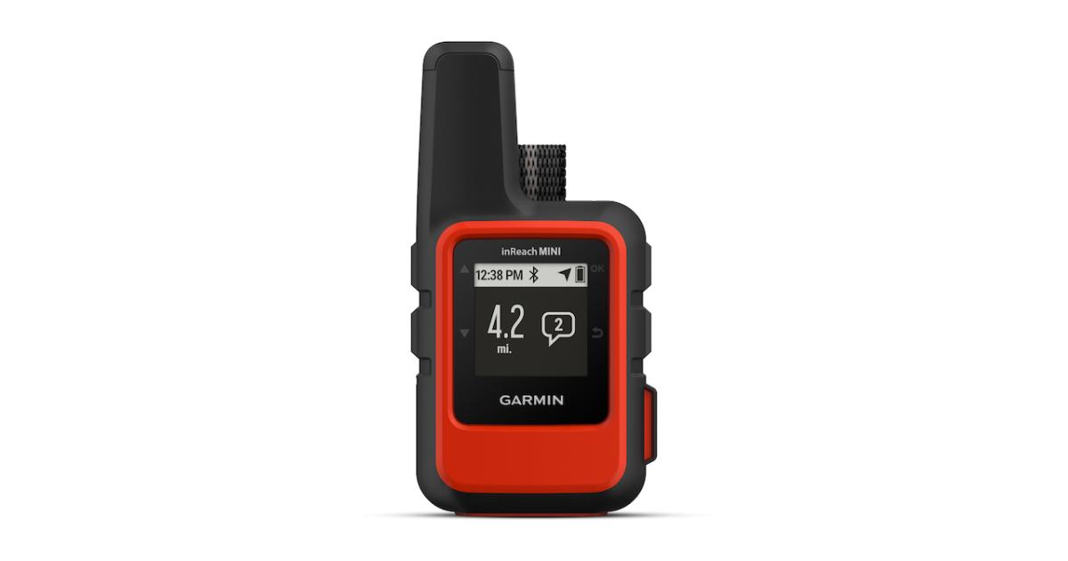 Weighing just 5 ounces, the inReach Mini satellite communicator is easy to carry and works anywhere in the world. (Photo: Garmin)
