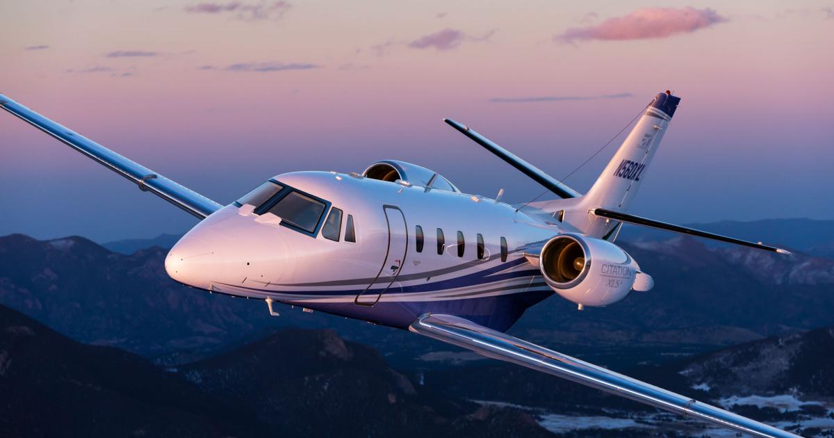 Midsize jets led in overall growth of business aircraft flight activity last year in the U.S., Canada, and the Caribbean, according to Argus International. And the Cessna Citation Excel/XLS/XLS+ certainly excelled in this aircraft category, with the type logging 166,883 flights last year in the region. (Photo: Textron Aviation)