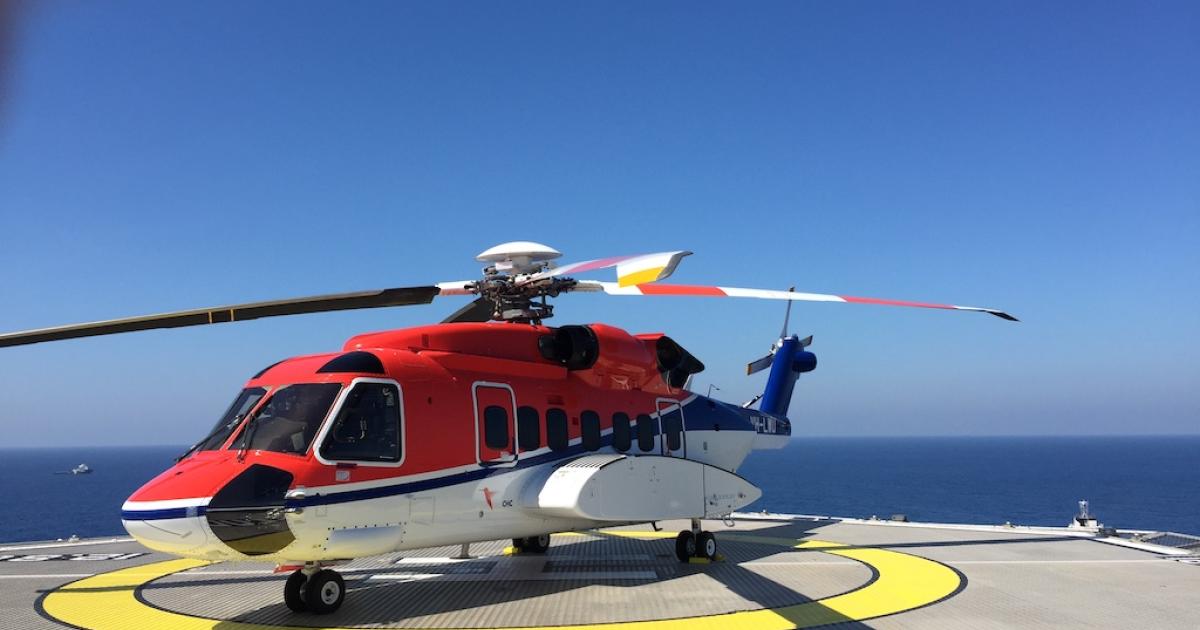 CHC Helicopter Australia will fulfill its new agreement with Shell Australia using the Sikorsky S-92. (Photo: CHC Helicopter)