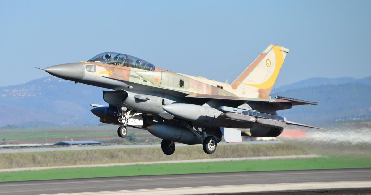 The Spice-250 has been combat-proven by the Israeli Air Force. This F-16 carries the weapon on Smart Quad Racks. (photo: Rafael)