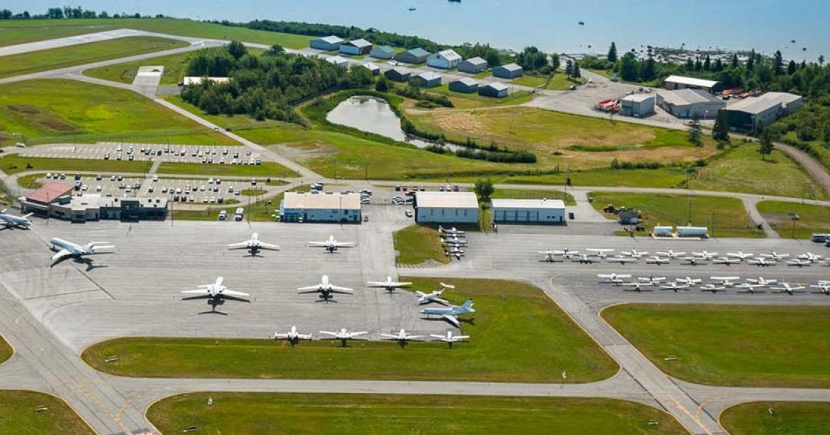 Columbia Air Service's FBO at Maine's Hancock County-Bar Harbor Airport and its counterpart at Rutland-Southern Vermont Regional Airport are the latest to join the Shell Aviation Fuels network, distributed by Titan Fuels.