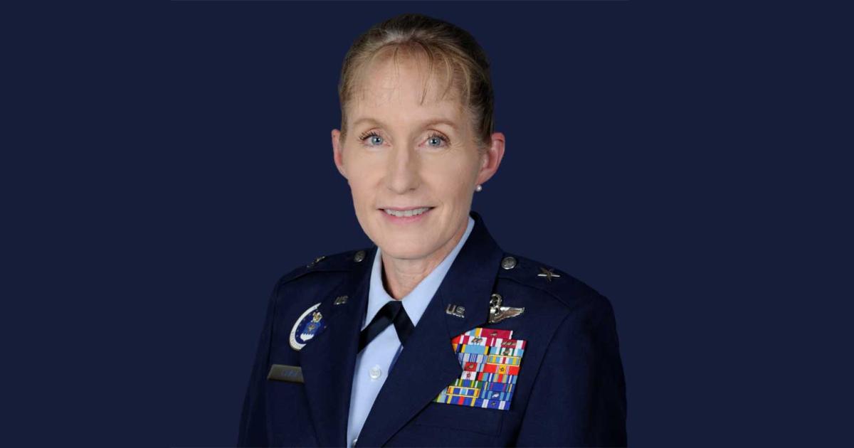 U.S. Air Force Maj. Gen. Jeannie Leavitt will be the day-two keynote speaker on October 23 at NBAA-BACE.