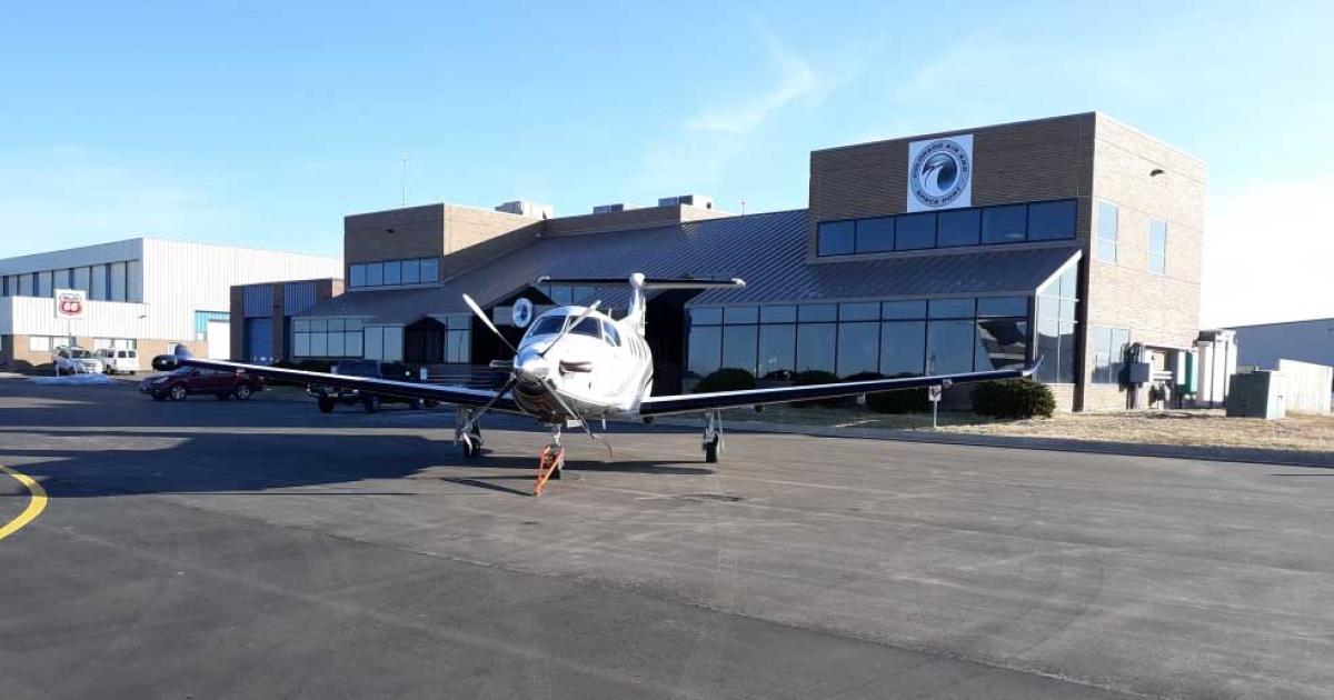The Colorado Air and Space Port represents another option for business aircraft heading into Denver, and at a mile closer to space than its competing licensed spaceports, it could offer the nascent horizontal space launch industry some slight economic incentives. (Photo: Lori Hague)
