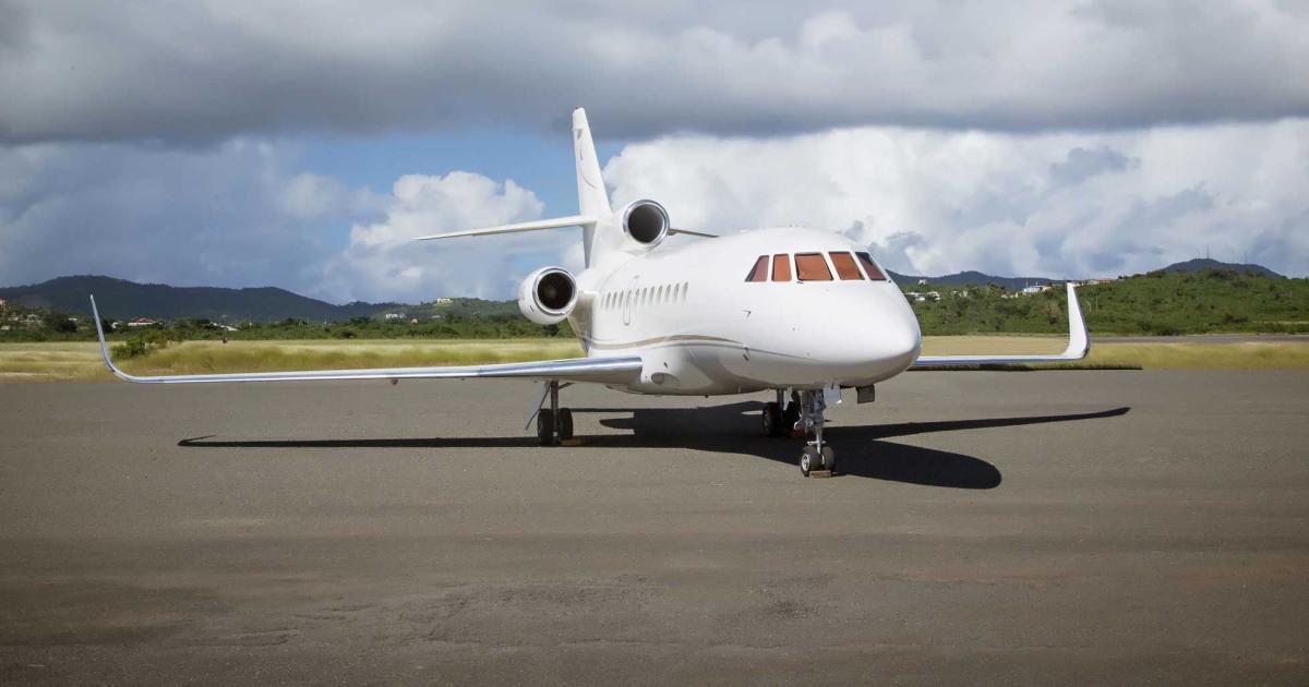 The agreement between Caribbean-based charter providers Bohlke International AIrways and MN Aviation will result in a combined fleet with aircraft ranging from this Falcon 900EX with transatlantic range, to a Cessna Caravan.