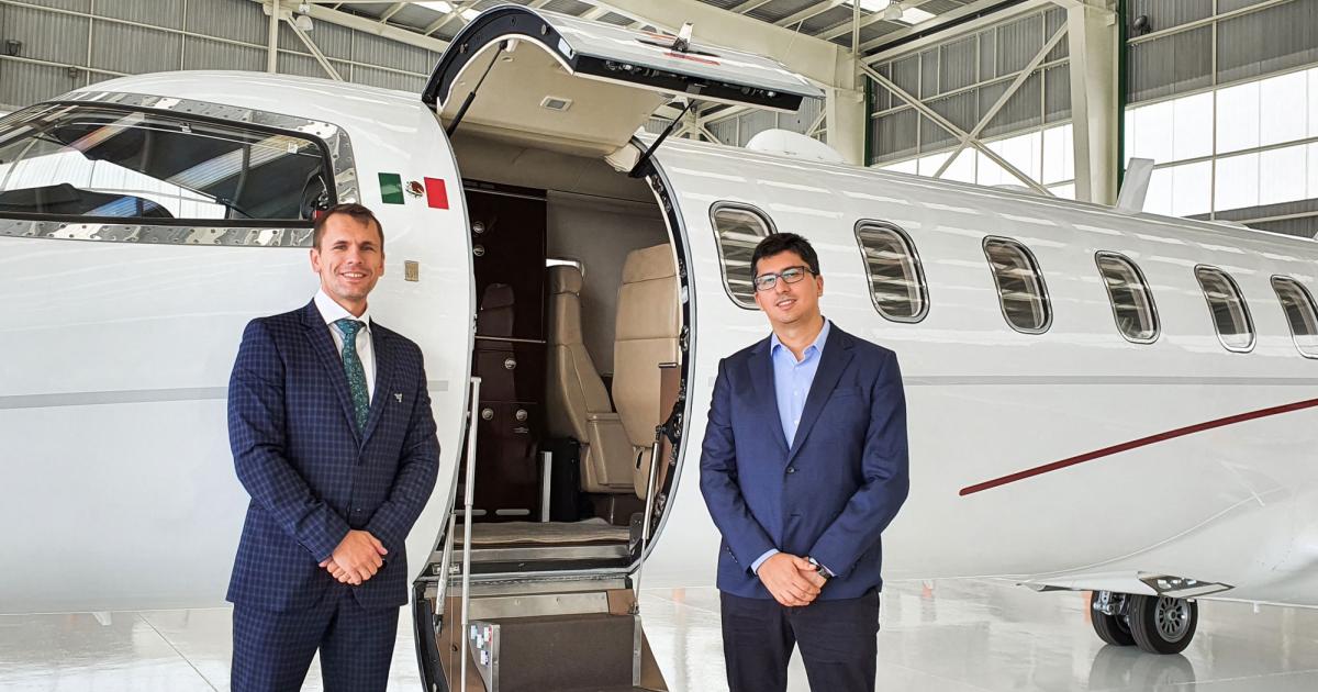 Flapper founders Paul Malicki (left) and Arthur Virzin plan to expand the digital air charter broker into Mexico—its first international market—in the second quarter. To date, the company has facilitated transportion for more than 10,000 passengers in Brazil. (Photo: Flapper)
