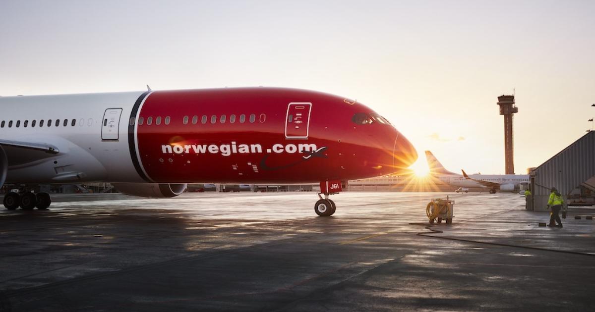 Norwegian Air Shuttle has managed to arrange for a financial lifeline through a near $1 billion private placement to lessors and bondholders. (Photo: Norwegian)