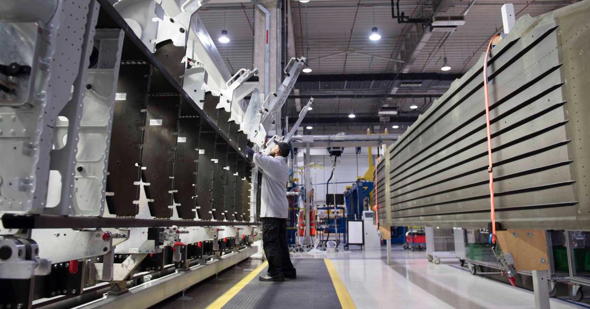 At the Strata Manufacturing plant in Al Ain, United Arab Emirates, the company has developed significant capabilities in carbon-fiber composites manufacturing, including hot drape forming and automated tape layup.