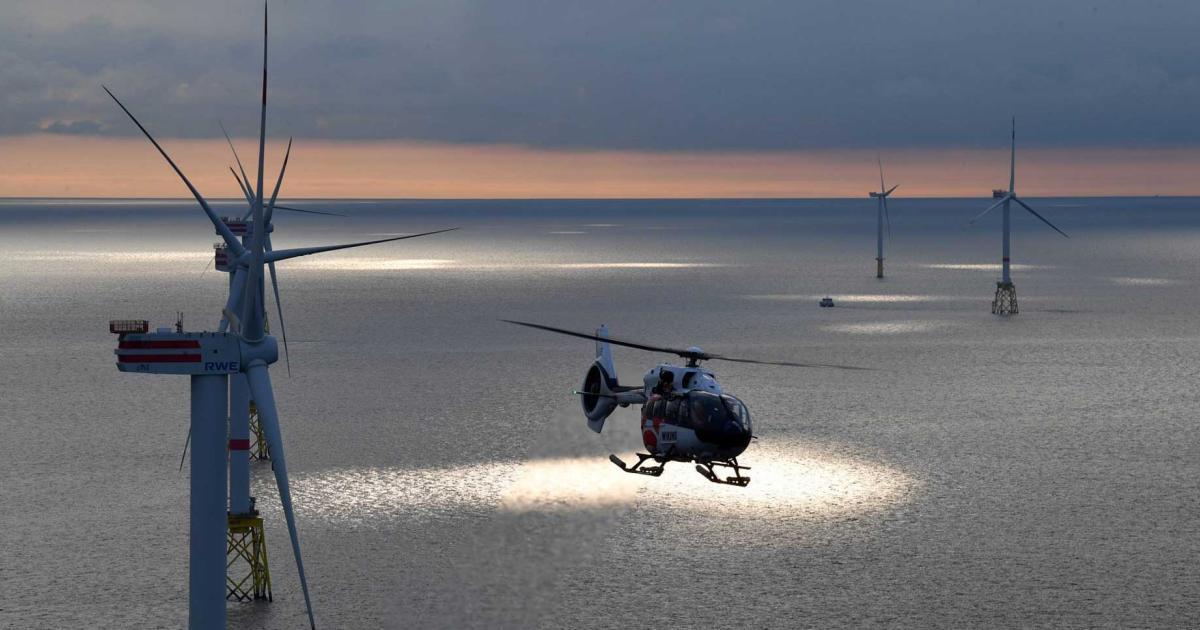 Instead of supporting oil rigs, the offshore helicopter industry sees opportunity in supporting a growing, offshore wind farm market.