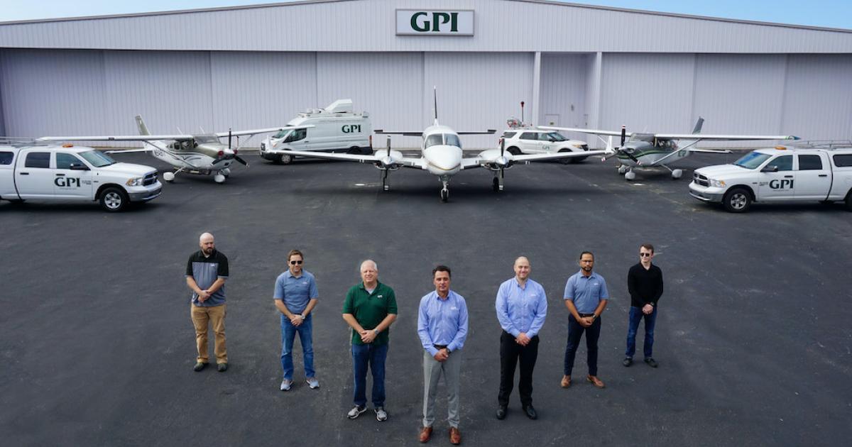 In addition to office space, GPI Geospatial is leasing nearly 11,000 sq ft of hangar space for its Piper Navajo and two Cessna 206s. (Photo: GPI Geospatial)