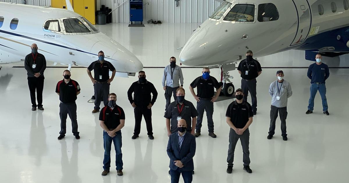 West Star Aviation's Chattanooga facility includes expertise in Embraer Phenom 100 and 300 landing gear overhaul. (Photo: West Star Aviation)