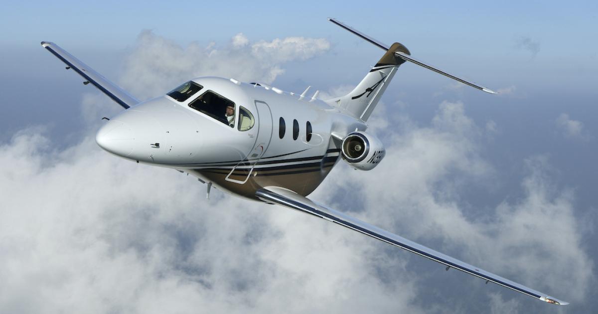 There are 155 Beechcraft Premier IAs in the active fleet, according to a new report on the fleet from aircraft broker Aerocor.