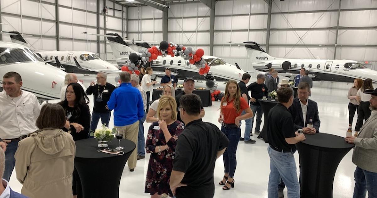 Clemens Aviation held a grand opening of its new facilities at Col. James Jabara Airport in east Wichita on April 8. (Photo: Jerry Siebenmark/AIN)