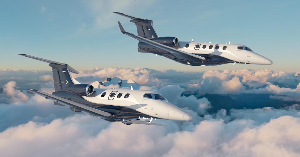 As an authorized service center for Embraer Phenom 100s and 300s, Jets Bournemouth Ltd will perform scheduled and non-scheduled maintenance, component and part exchange, and inspections at different levels of complexity. (Photo: Embraer) 