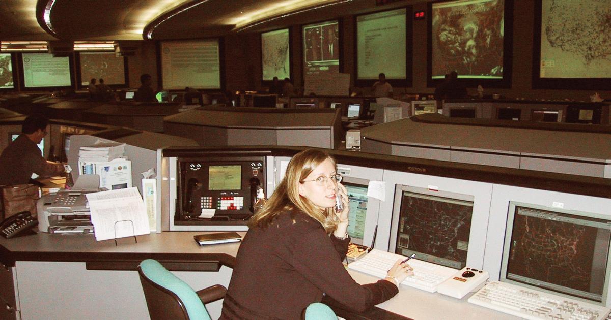 Jo Damato, who had only been on NBAA's staff for a couple of months, played a key role during and after 9/11 on the GA desk at the FAA Command Center. (Photo: NBAA)