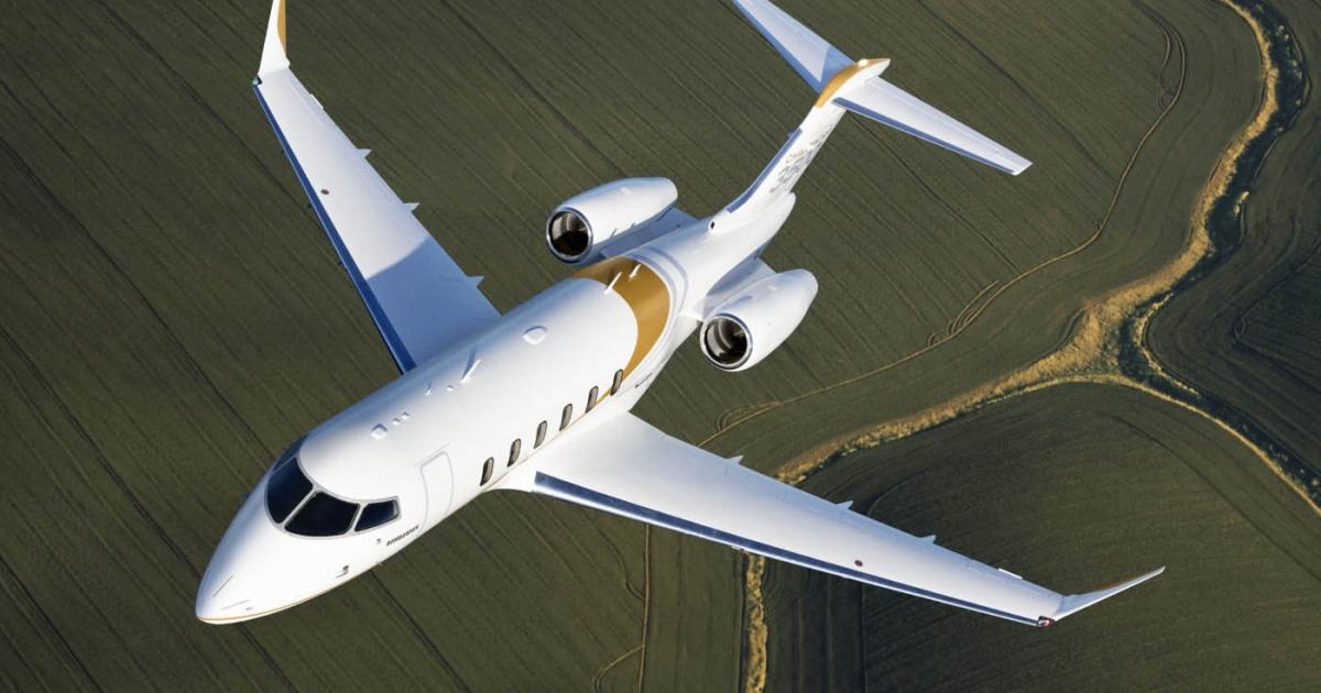 Bombardier's new Challenger 3500 is drawing a strong market response, said president and CEO Eric Martel as the company reported a third-quarter book-to-bill of 1.7:1. (Photo: Bombardier)
