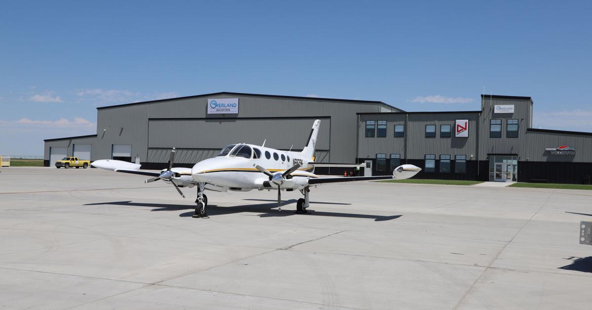 Overland Aviation's permanent FBO at North Dakota's Williston Basin International Airport is now fully-operational. The Avfuel-branded complex also features a dedicated U.S. Customs facility. (Photo: Overland Aviation)
