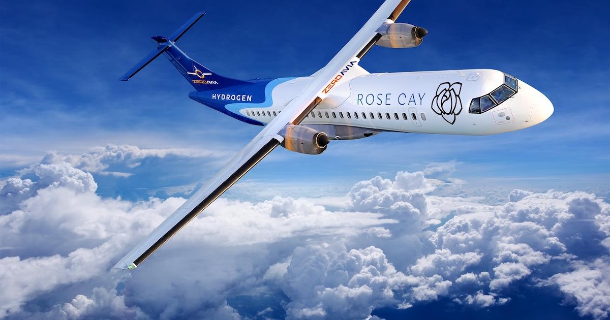 Leasing group Rose Cay says it intends to buy up to 250 used aircraft such as ATR regional airliners and convert them to ZeroAvia's hydrogen propulsion system. (Image: ZeroAvia)
