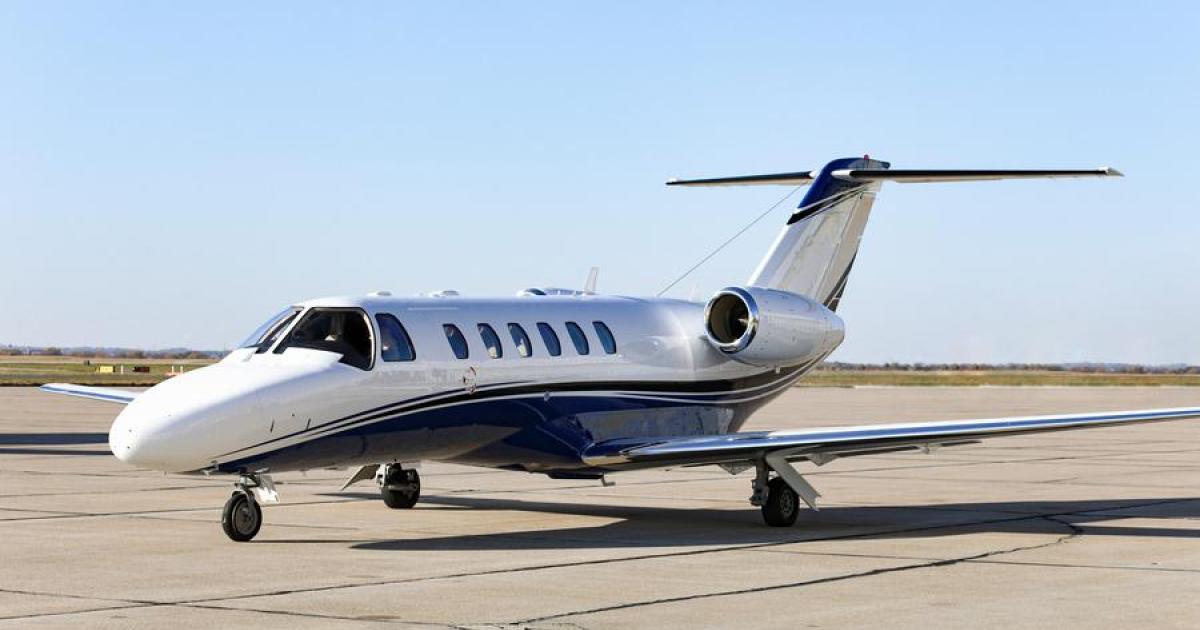 Duncan Aviation has now installed nearly 30 Pro Line Fusion suites on Cessna CitationJet family members, but the install on this CJ2+ was only the fourth of that model nationwide. (Photo: Duncan Aviation)