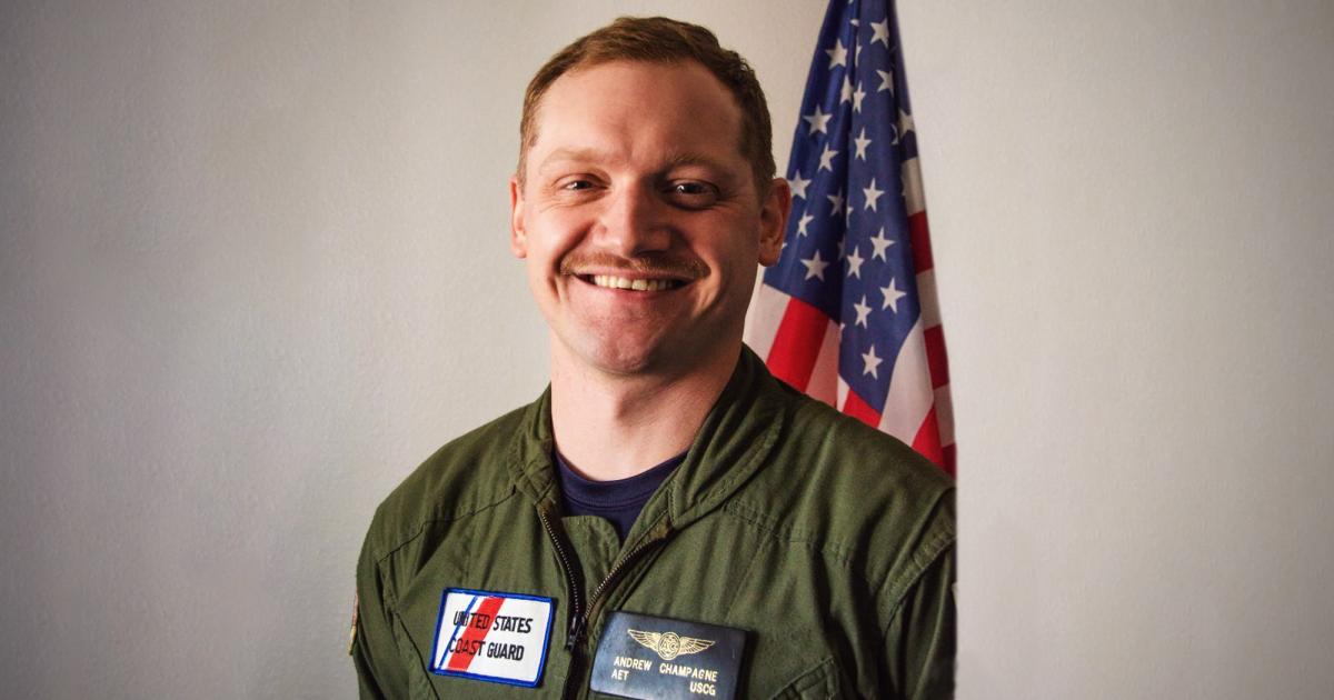 Andrew Champagne, U.S. Coast Guard avionics electrical technician second class (Photo: HAI)