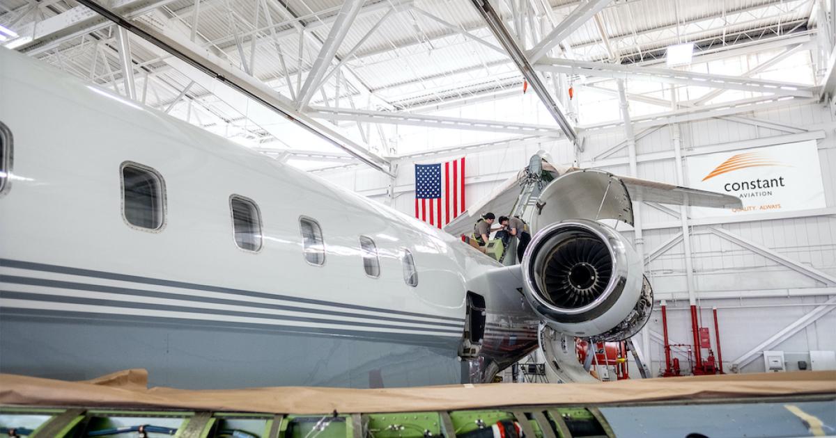 Constant Aviation's military bonus program builds upon other efforts aimed at recruiting technicians and boosting retention rates. (Photo: Constant Aviation)
