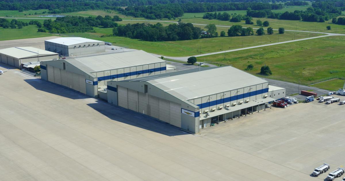 King Aerospace plans to occupy its new facilities at Northwest Arkansas National Airport in May. (Photo: King Aerospace)