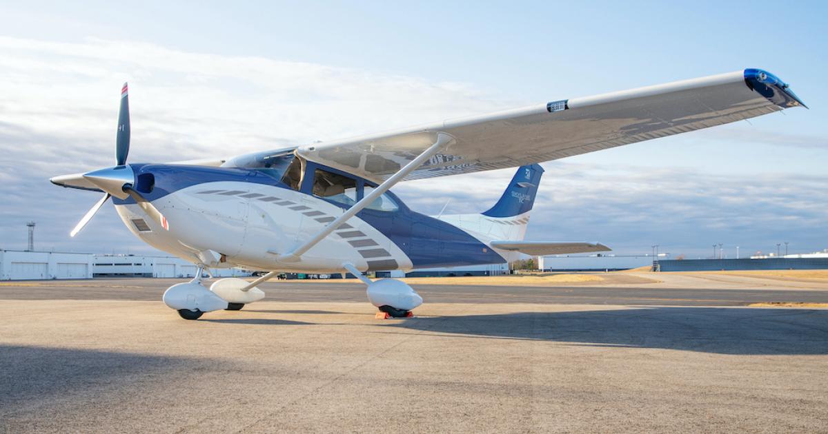 Textron Aviation expects deliveries of the Cessna T182T Turbo Skylane to resume in early 2023. (Photo: Textron Aviation)
