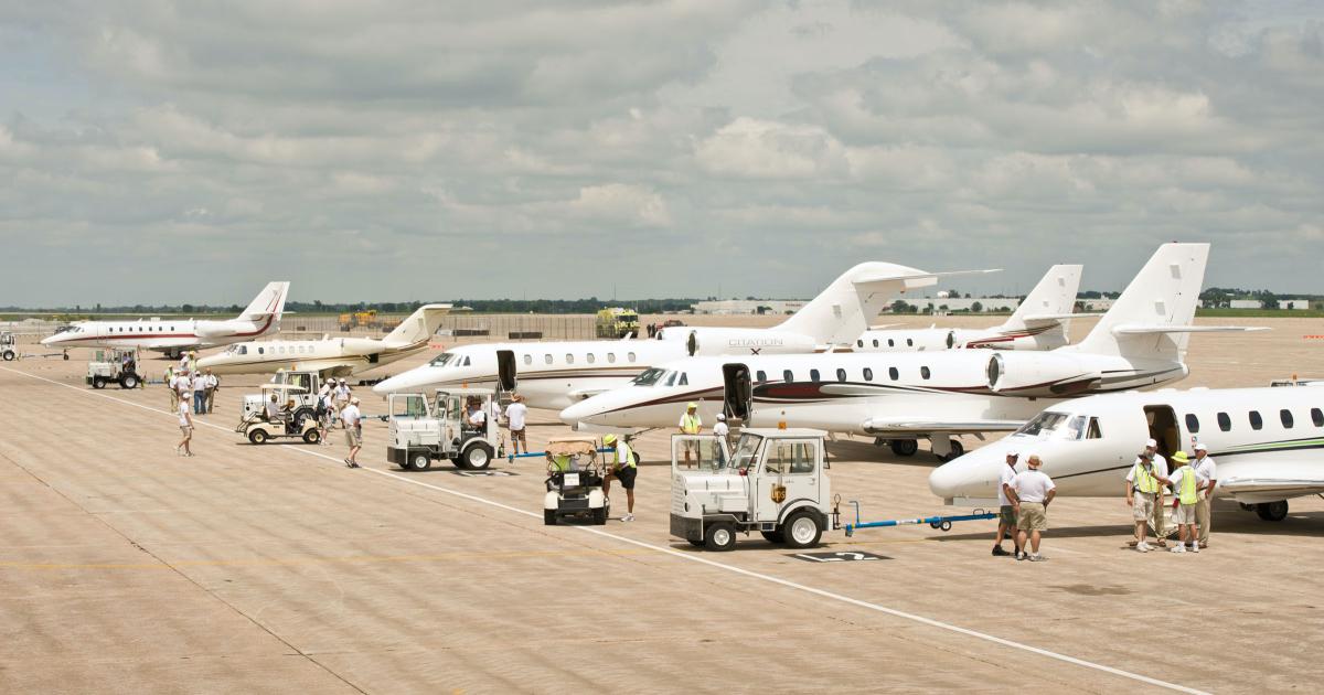 Under Textron Aviation's Special Olympics airlift, operators and owners of Beechcraft, Cessna Citation, and Hawker business jets and turboprops provide their aircraft, pilots, and fuel to transport athletes and their coaches to the Special Olympics USA Games. (Photo: Textron Aviation)