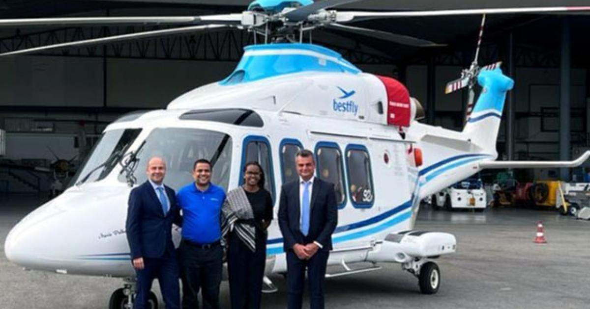 Angolan operator Bestfly is expanding its fleet of Leonardo helicopters to support offshore energy with the purchase of an intermediate twin AW139 for delivery in the third quarter of 2022. (Photo: Leonardo)