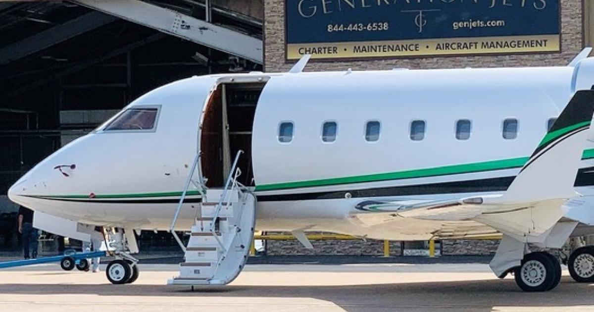 Generation Jets also provides maintenance services on aircraft ranging from pistons to heavy jets, including for Bombardier Challenger jets. (Photo: Generation Jets)