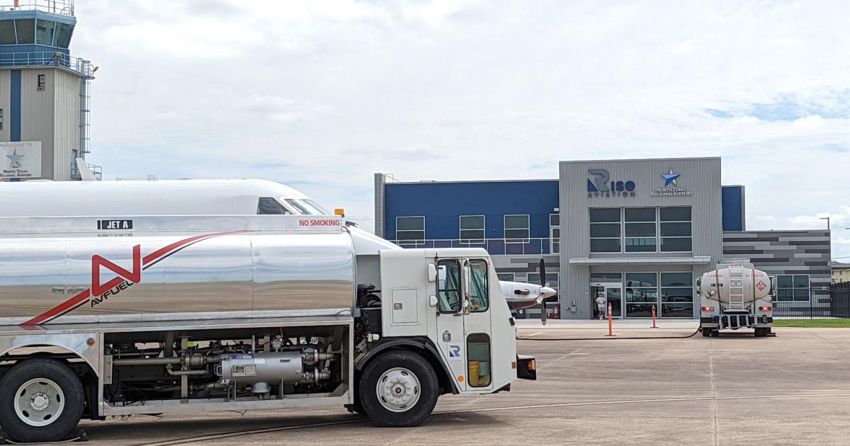 Under development since 2017, Rise Aviation (formerly Lake Texoma Jet Center) has opened its 10,720-sq-foot terminal, providing North Texas Regional Airport in Denison, Texas with a new customer facility. (Photo: Rise Aviation)
