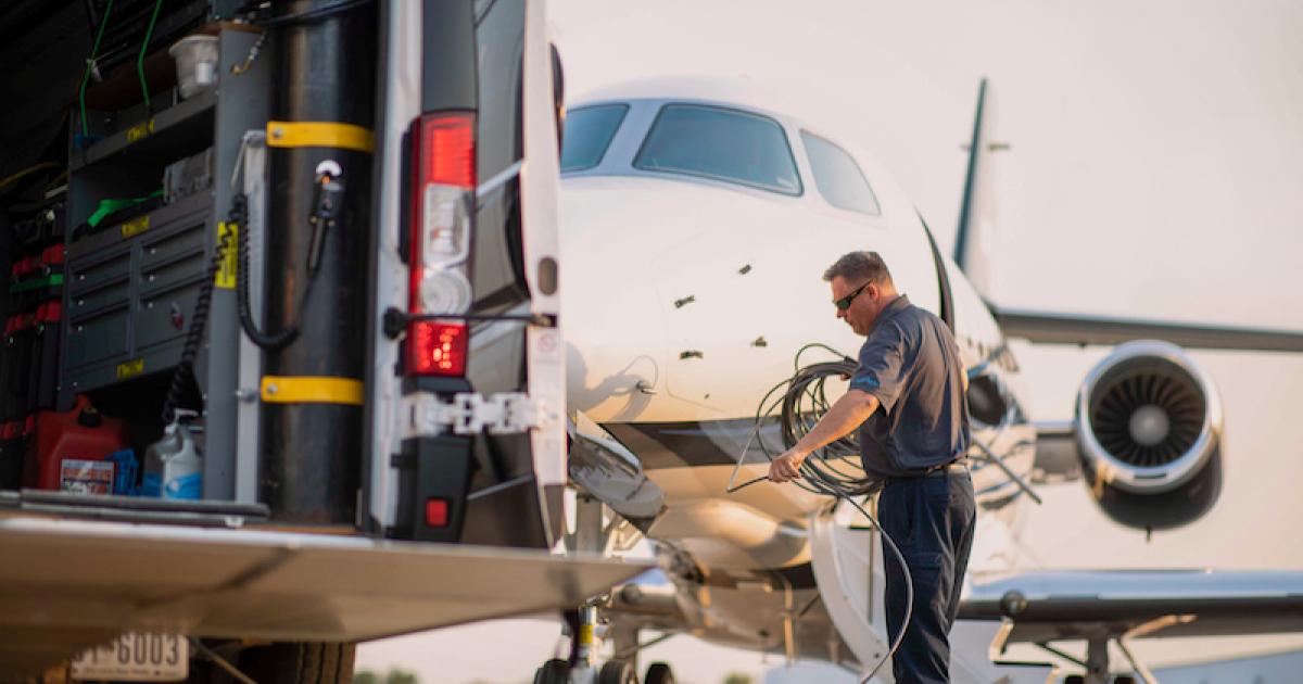 Textron Aviation's Dallas Satellite Service Center will also serve as the operations hub for nine of the company's mobile service units. (Photo: Textron Aviation)
