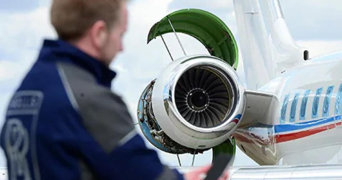 Rolls-Royce has added authorized service centers in Canada and the U.S. and extended its agreement with Duncan Aviation. (Photo: Rolls-Royce)