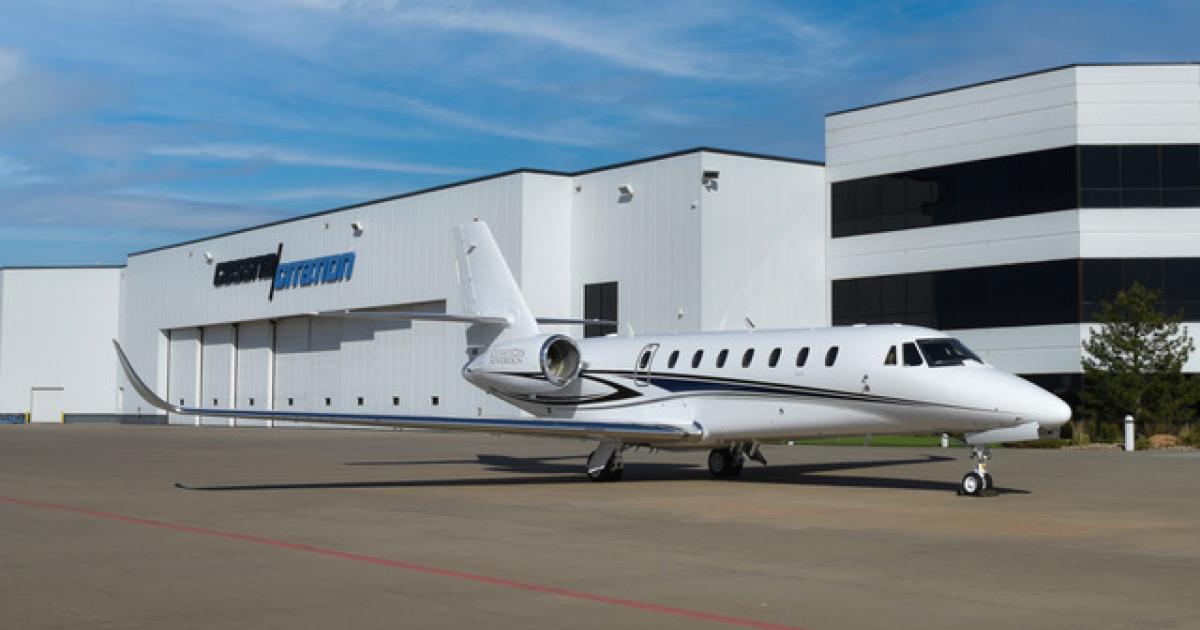 Winglet Technology received FAA approval of the supplemental type certification for its Citation Sovereign in June 2017. (Photo: Winglet Technology)