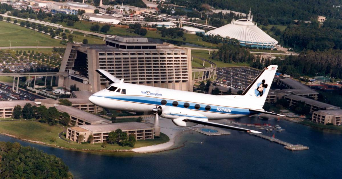 No one seems to know why the FAA changed the Disney Gulfstream I’s registration number to “MM,” but it can’t possilby be coincidental that it stands for “Mickey Mouse,” and air traffic controllers quickly got used to radioing, “November 234 Mickey Mouse.”