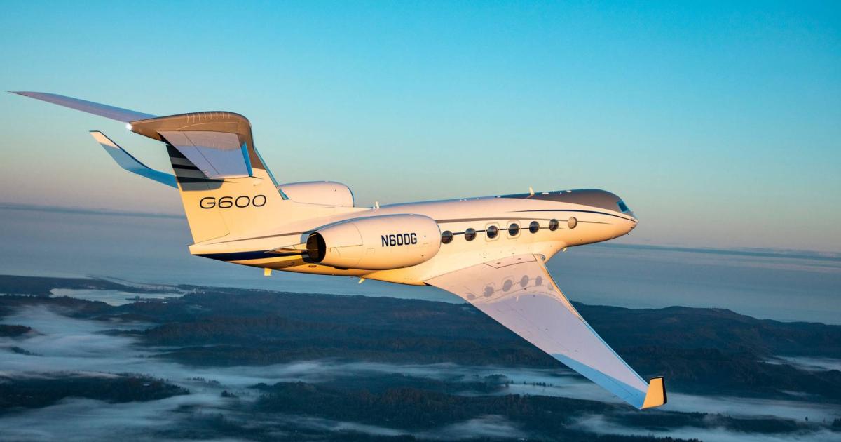 Gulfstream G600 (Photo: Gulfstream Aerospace)
