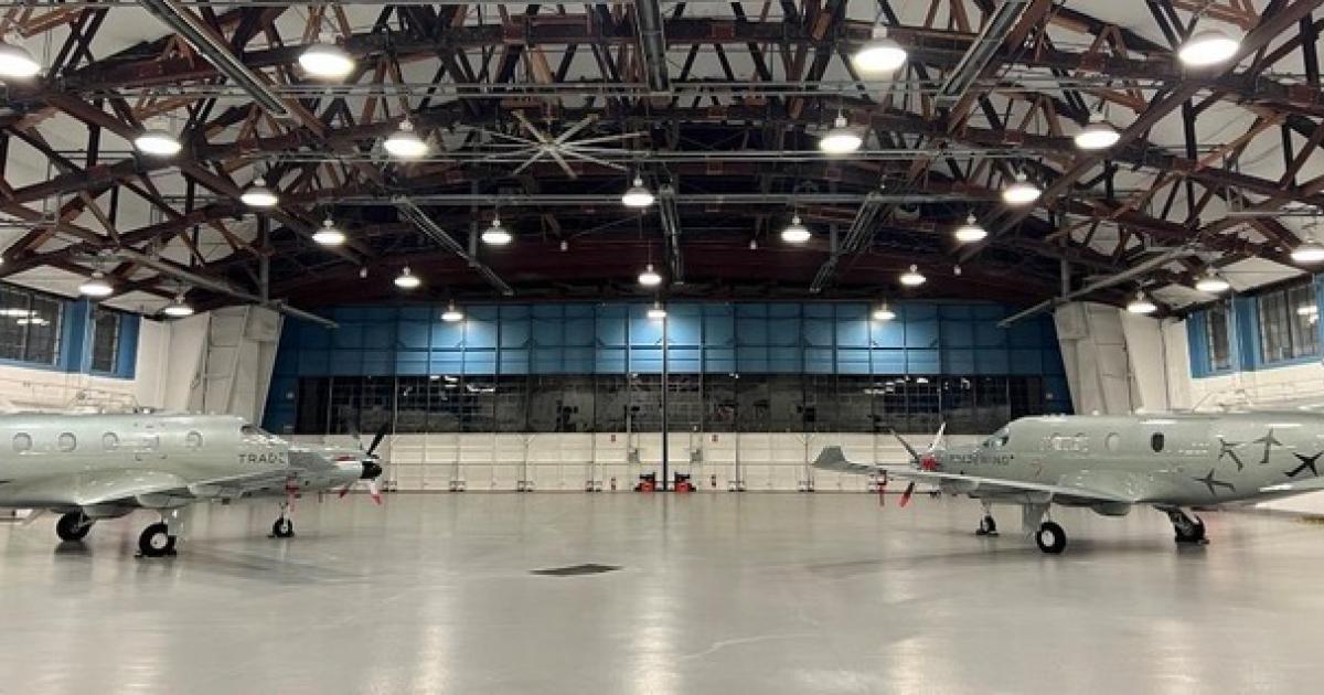 New Tradewind Aviation hangar at Hudson Valley Regional Airport