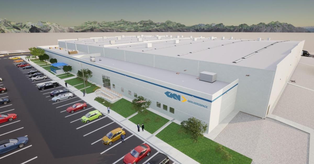 Digital rendering of expanded GKN Aerospace facility in Chihuahua, Mexico