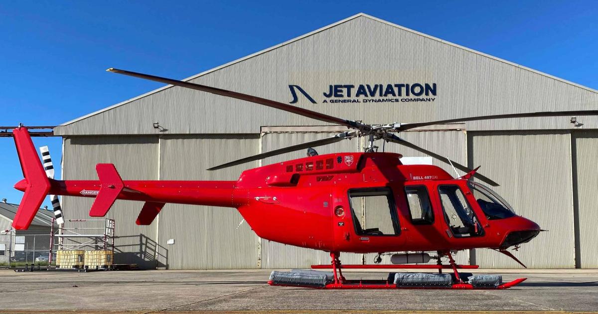 Australia’s Jet Aviation Bell 407GXi 