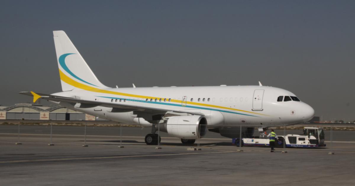 Despite growth and diversification in the Middle East market, the region's fleet still comprises aircraft mainly in "heavy-end categories, such as Airbus' A318 Elite.